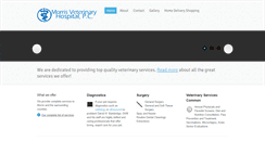 Desktop Screenshot of morrisveterinaryhospital.com